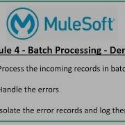 How To Handle Error Records In Mule 4 Batch Processing