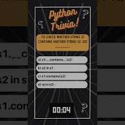 Python Trivia String 35 Coding Python Techcommunity Shorts Trending Viral Datascience