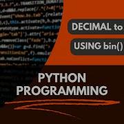 Python Program To Convert Decimal To Binary Number