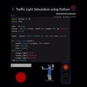 Traffic Light Simulation Using Python Python Dailydoseofpython Traffic Trafficlights Coding