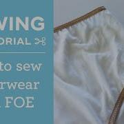 How To Sew Underwear With Fold Over Elastic