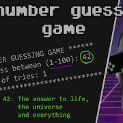 C Number Guessing Game