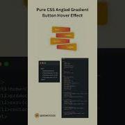 Pure CSS Angled Gradient Button Hover Effect Animation Css Threejs Coding Developer Shorts