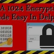 Delphi RSA 1024 Encryption