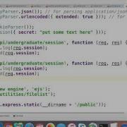 6 2 Storing Retrieving Data In Node Js Express Session In A MEAN App Undergrad Webdev Summer 1 20