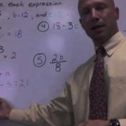 Math 1 2 Evaluate An Expression Given The Variable Values