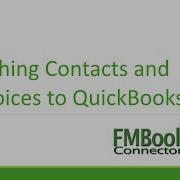 FM Books Connector For FileMaker Pushing Customers And Invoices To QuickBooks