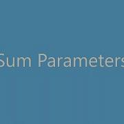 Sum Parameters