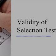 Staffing Validity Of Tests