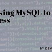 Linking MySQL To MS Access Installing Wampserver ODBC