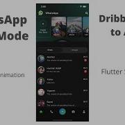 Flutter WhatsApp Dark Mode With Story Animation Dribbble UI To App Speed Code