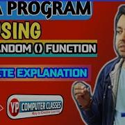 Java Program Using Math Random Function How To Use Random Method YP Computer Classes