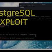 Ethical Hacking Thought Process PostgreSQL Exploit