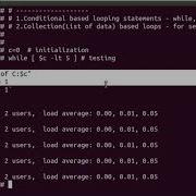 Shell Script Looping Statement For Loop Conditional Style