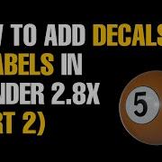 How To Add Decals And Labels In Blender 2 8x Part 2