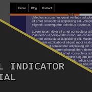 Scroll Indicator Javascript Beginner Project Tutorial