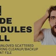 Delete Node Modules Recursively Super Fast Windows Bat Script