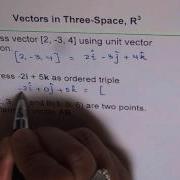 Unit Vector Notation To Matrix Notation R3