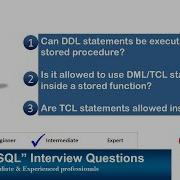 Вопросы для собеседования по Oracle PL SQL Команды DML DDL TCL в процедурах функциях и тригг