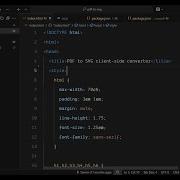 Build A PDF To SVG Converter Tool In Browser Using HTML CSS Javascript With Full Source Code