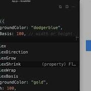 React Native Fundamentals 30 Flexbox Flexbasis Flexgrow And Flexshrink 2 45 By Mosh Hamedani
