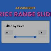 Build A Price Range Slider In Javascript