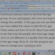 Recode Into Different Variables SPSS