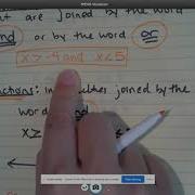 A1 Notes 9 Graphing Compound Inequalities Pt 1