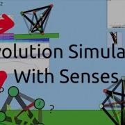 Creatures Evolve To Run Evolution Simulator With Senses