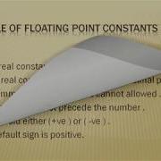 Floating Point Constants