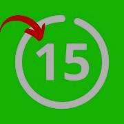 The Most Simplest 15 Seconds Green Screen Countdown Timer No Sound