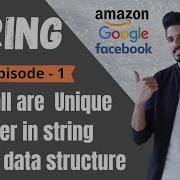 Check If A String Has All Unique Character Without Using An Additional Data Structure Episode 1