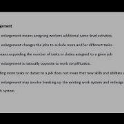 Job Design Job Simplification Job Rotation Job Enlargement Job Enrichment