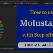 How To Use MoInstance With Step Effector In Cinema 4D 2023 MaxonVFX