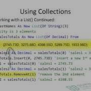 Visual Basic Collections Part 1 Lists And Listboxes 2014