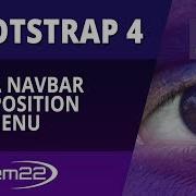 Bootstrap 4 Basics Add A Navbar And Position The Menu