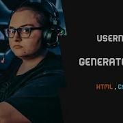 Build A Random Username Generator With Html Css And Js Programming