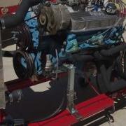 Pontiac 400 Engine Running On An Easy Run Engine Test Stand