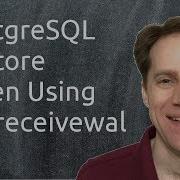 PostgreSQL Restore When Using Pg Receivewal