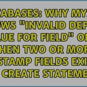Why Mysql Throws Invalid Default Value For Field Only When Two