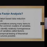 How To Carry Out Factor Analysis Dimension Reduction Factor Analysis An Introduction