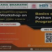 Workshop On Basics Of Python Programming Day2