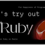 Belajar Bahasa Pemrograman Ruby