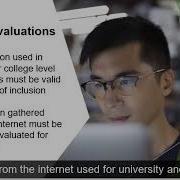 Evaluating Websites