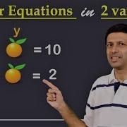 Linear Equations In Two Variables