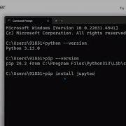 How To Install Jupyter Notebook In Windows 11 Using Cmd