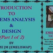 Introduction To Systems Analysis And Design Part 1 Of 2