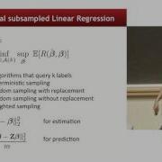 Minimax Optimal Subsampling For Large Sample Linear Regression Aarti Singh