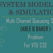 Multi Channel Queuing System 8th Sem System Modelling Simulation Module 1 Problem 3