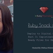 Ruby Snack 14 Deploy To Digial Ocean Part 3 Capistrano And Ready Other Files